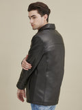 Leather Jacket with Lining