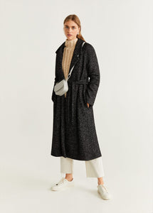 BELTED WOOL COAT