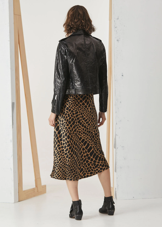 Ena Pelly New Yorker Biker Jacket - Crinkle