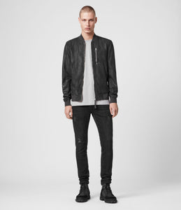 KINO LEATHER BOMBER JACKET