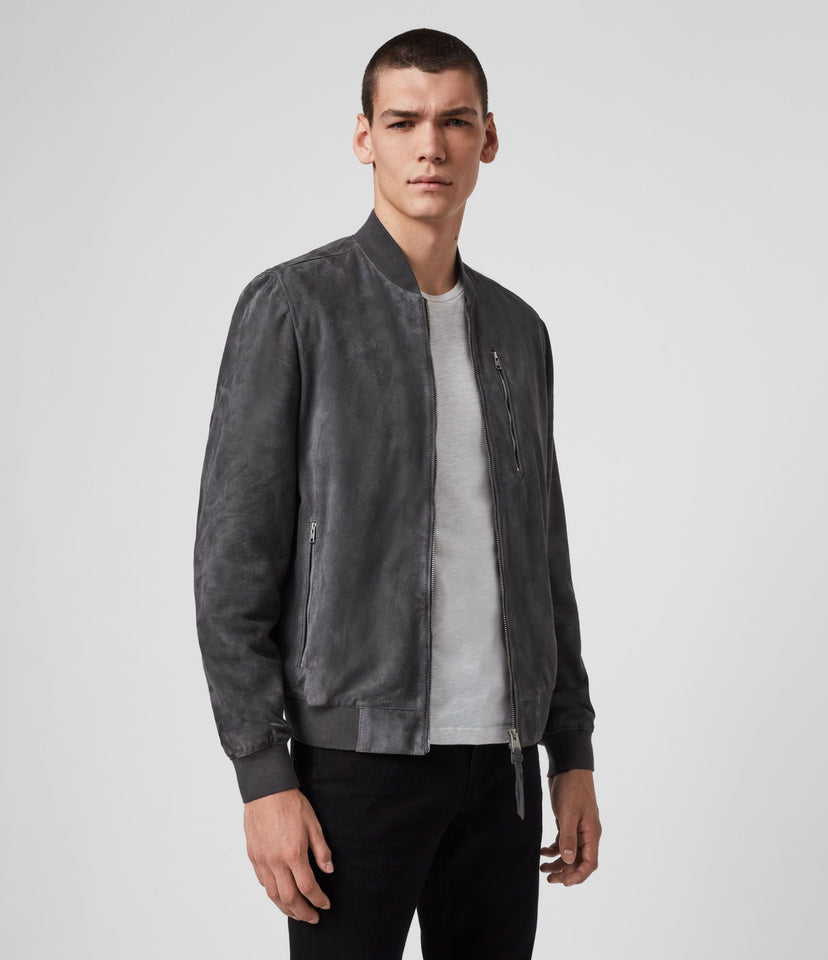 KEMBLE SUEDE BOMBER JACKET