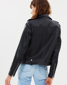 ENA PELLY Minimalist Biker Jacket