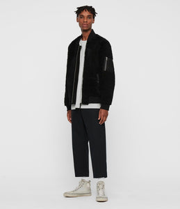 DALE SHEARLING BOMBER JACKET