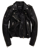 Rylee Leather Biker Jacket