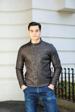 Rugged bomber Leather jacket