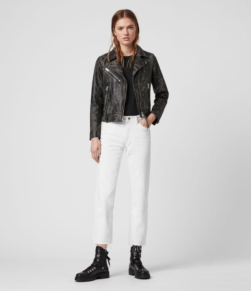 DRURY LEATHER BIKER JACKET