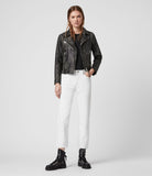 DRURY LEATHER BIKER JACKET
