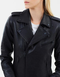 ENA PELLY Minimalist Biker Jacket