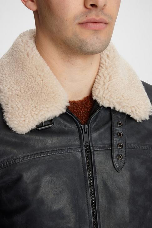 SHELDON NUBUCK LEATHER JACKET