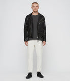 ROUNDHOUSE LEATHER BIKER JACKET