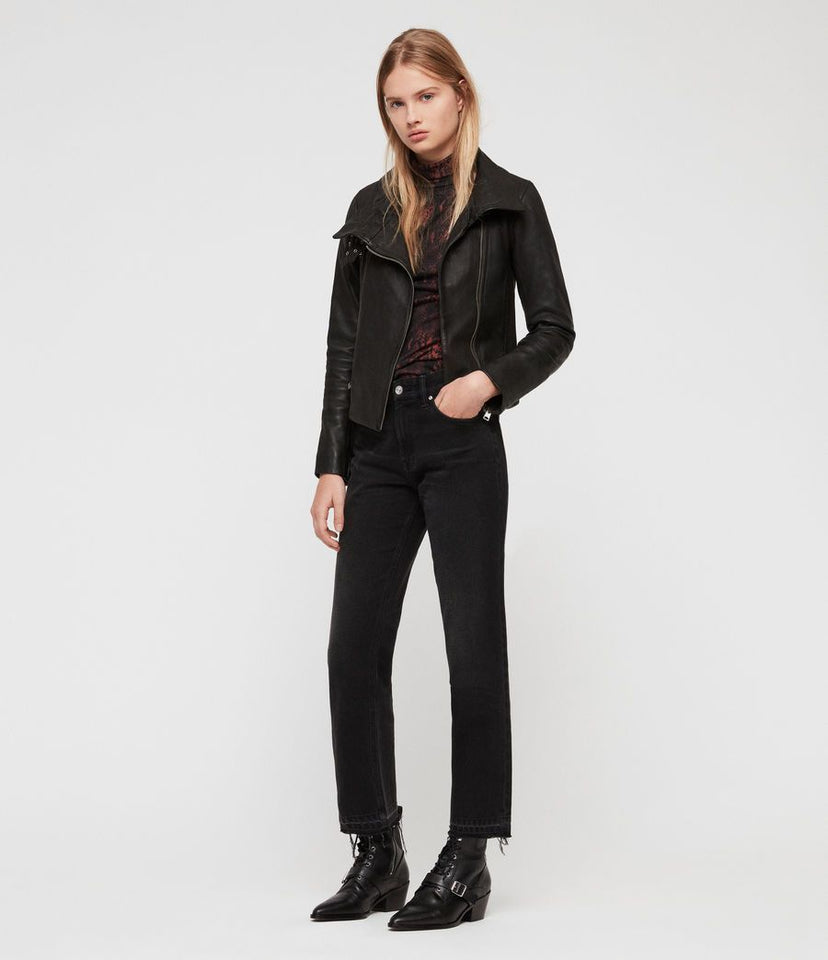 BALES LEATHER BIKER JACKET