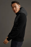 HYBRIDGE KNIT REVERSIBLE HOODY BLACK LABEL