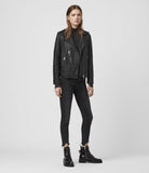 ELVA LEATHER BIKER JACKET