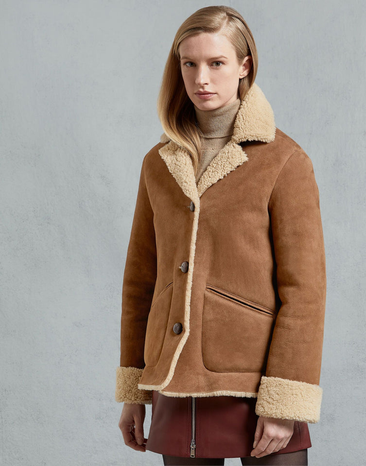 SHEARLING CAR JACKET