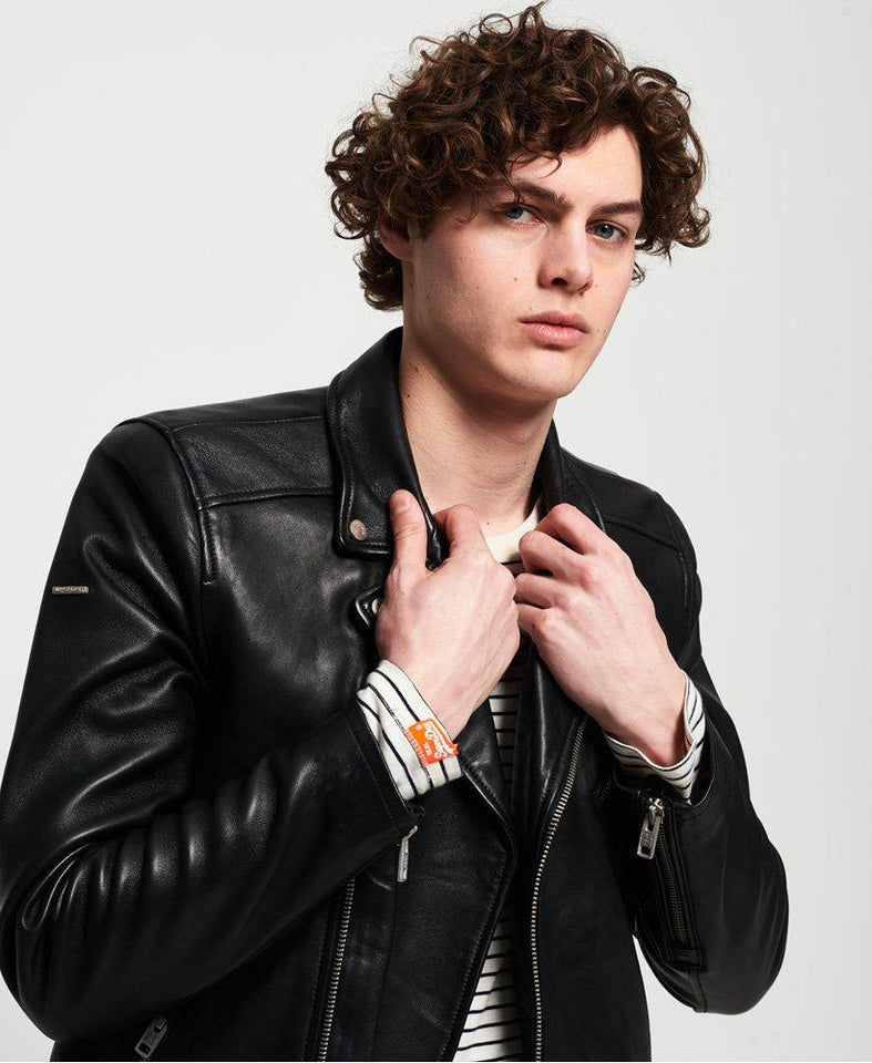 Hero Leather Biker Jacket