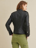 Monica Asymmetrical Leather Jacket 2