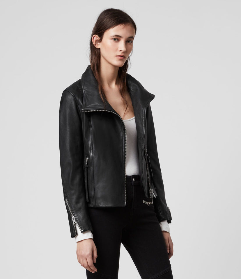 ELLIS LEATHER BIKER JACKET