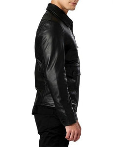 CALIBRE BLACK LEATHER JACKET W9