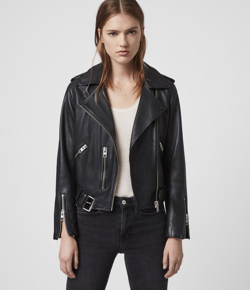 BALFERN LEATHER BIKER JACKET