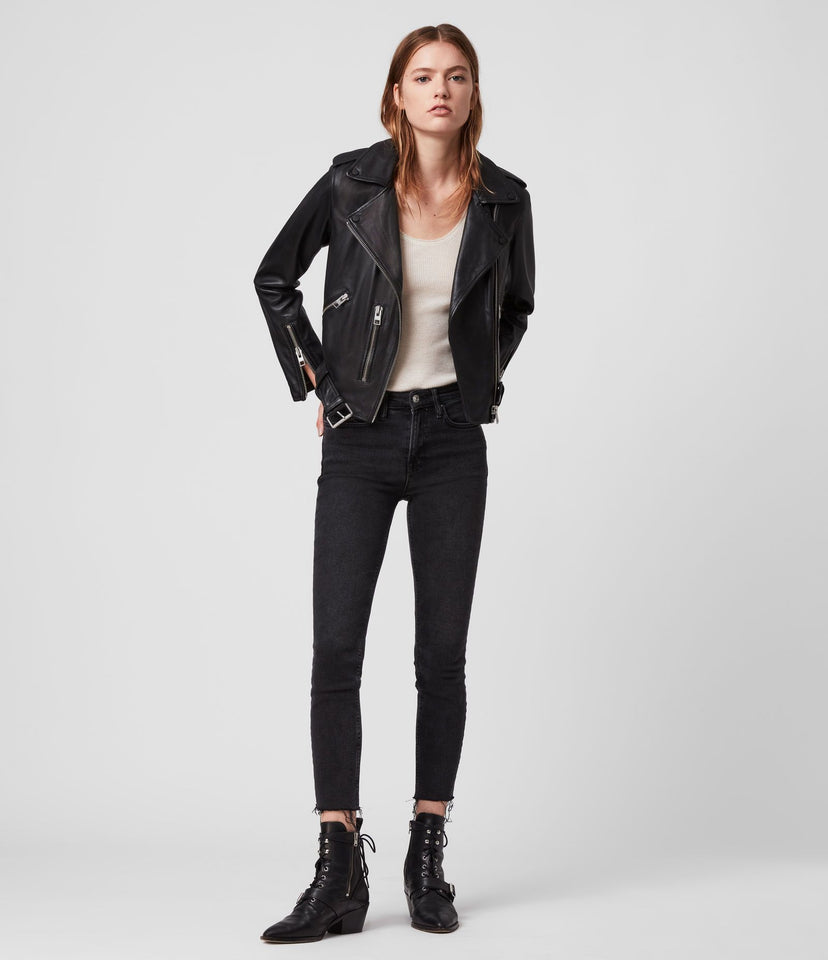 BALFERN LEATHER BIKER JACKET