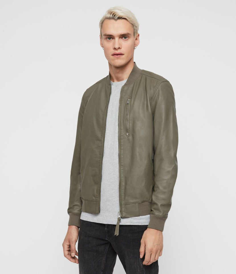 KINO LEATHER BOMBER JACKET