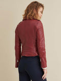 Madeline Asymmetrical Leather Jacket