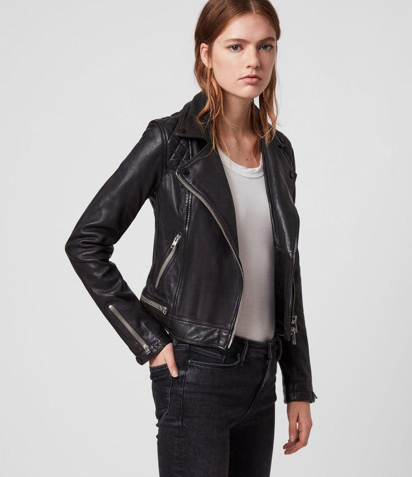 Conroy Leather Biker Jacket