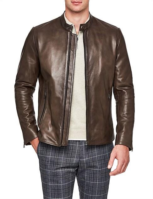 POLITIX CHRISTOPHER LUXE BIKER LEATHER JACKET
