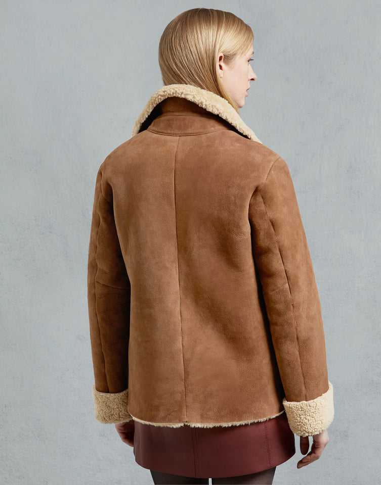 SHEARLING CAR JACKET