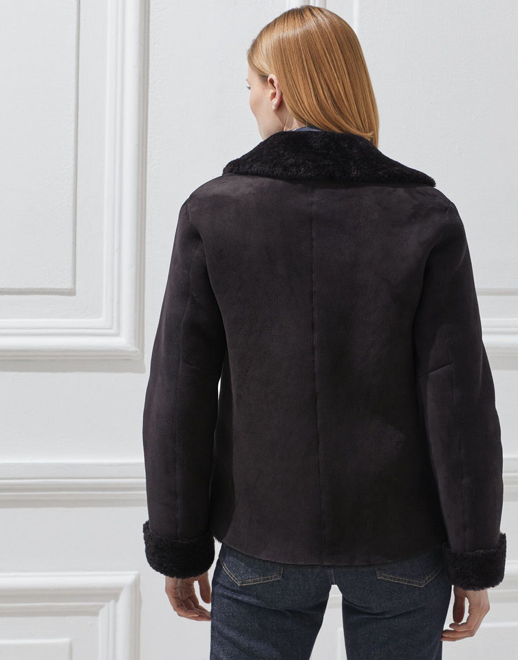 SHEARLING CAR JACKET