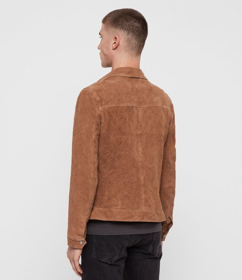 GARTER SUEDE JACKET