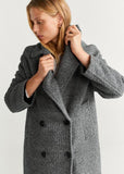 FUR BOUCLE COAT