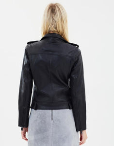 ENA PELLY Minimalist Biker Jacket