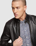 OXFORD Dean Lambskin Leather Jacket