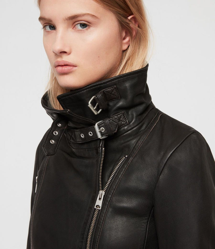 BALES LEATHER BIKER JACKET