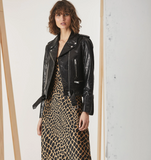 Ena Pelly New Yorker Biker Jacket - Crinkle