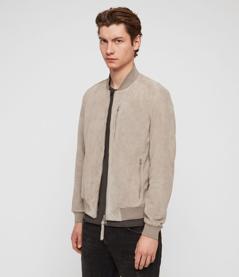 KEMBLE SUEDE BOMBER JACKET