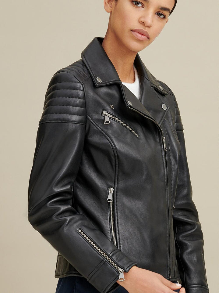 Leather Moto Jacket