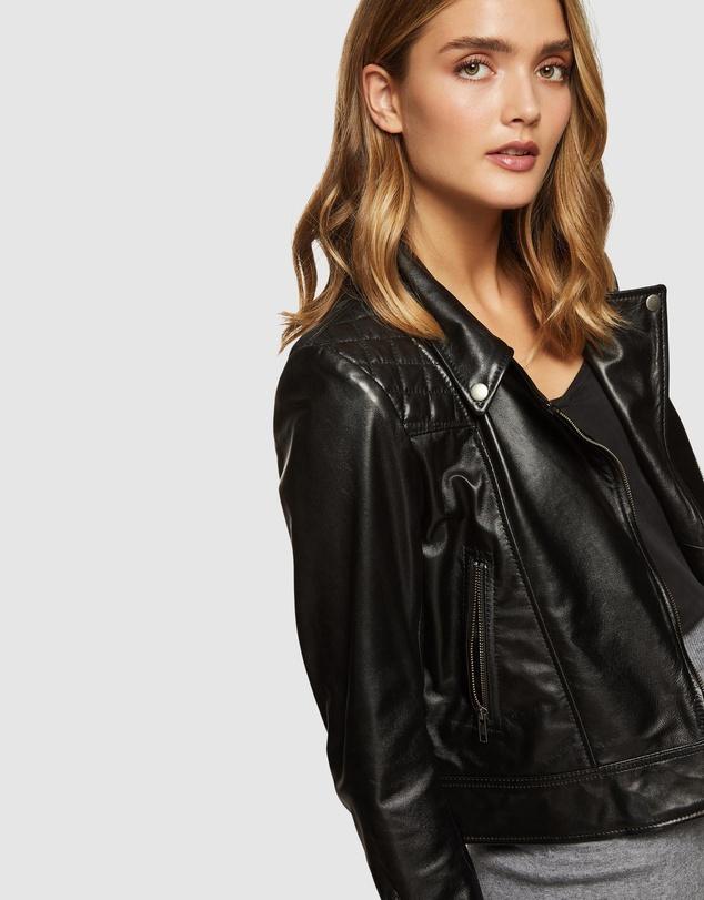 OXFORD Emma Biker Leather Jacket