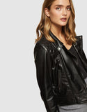 OXFORD Emma Biker Leather Jacket