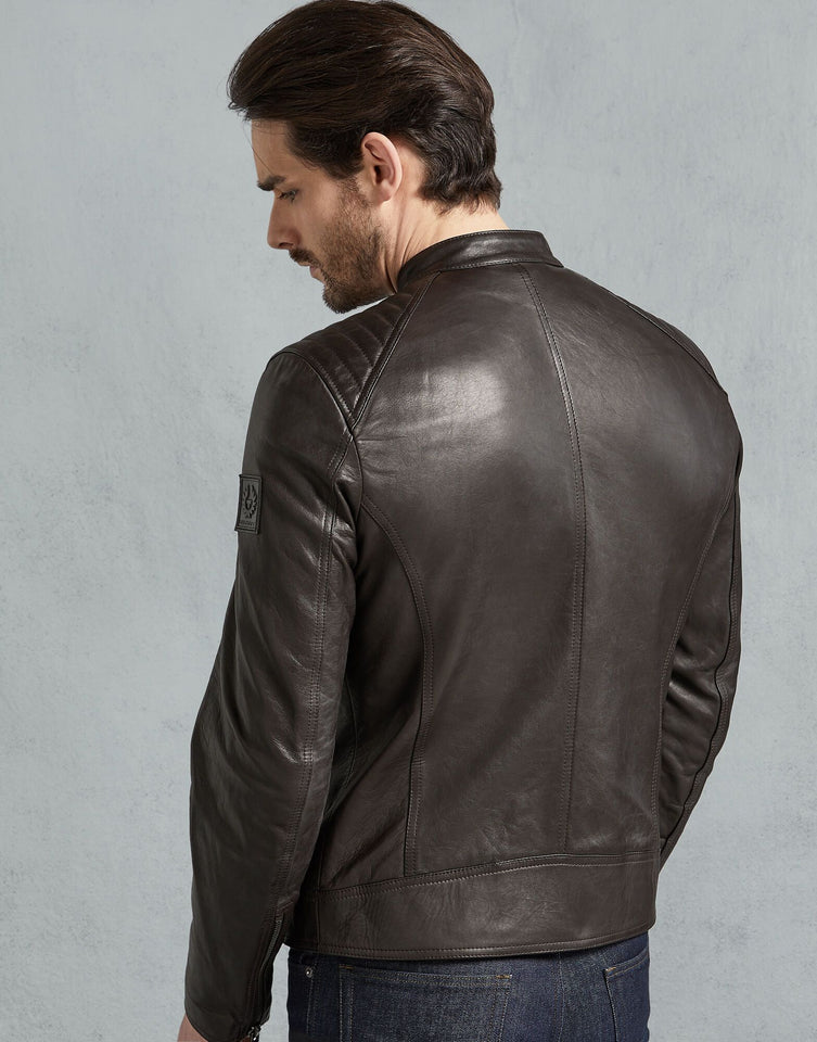 V RACER LEATHER JACKET