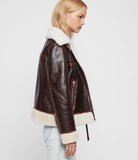 ELDER SHEARLING BIKER JACKET