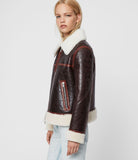 ELDER SHEARLING BIKER JACKET