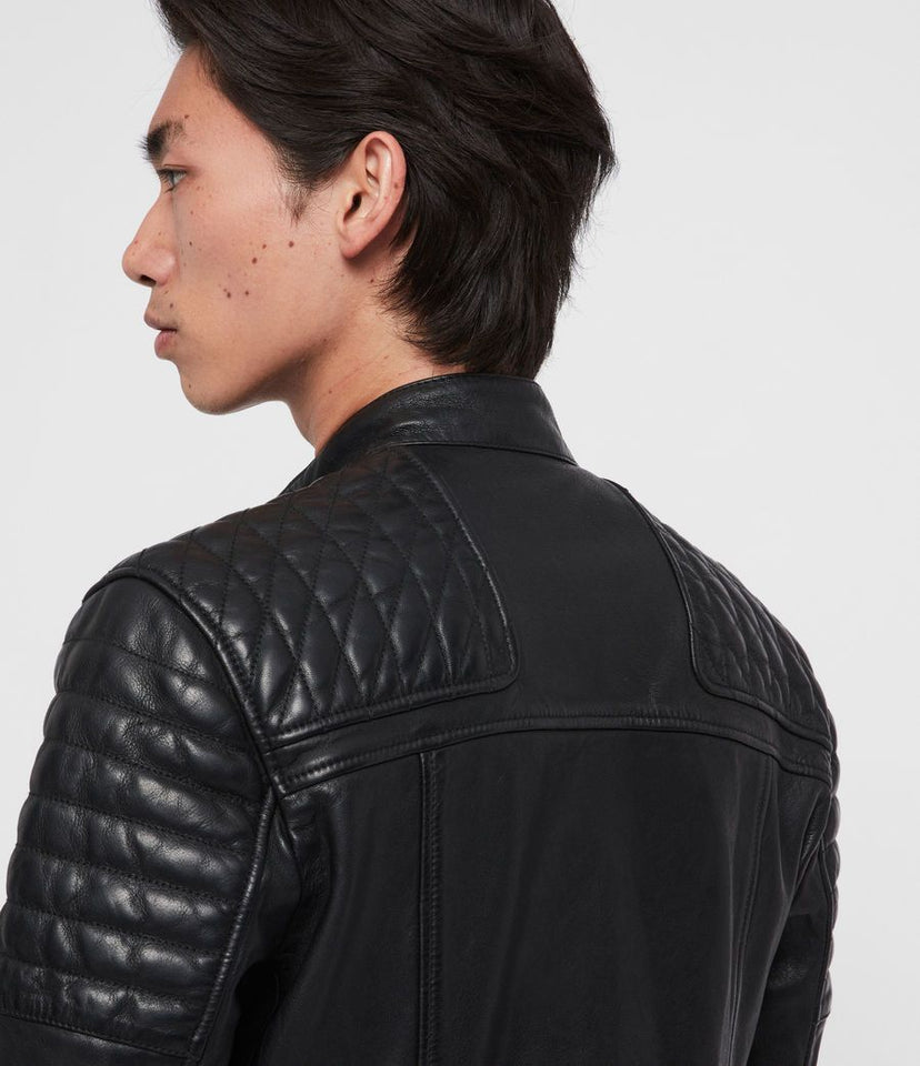 RIGBY LEATHER BIKER JACKET