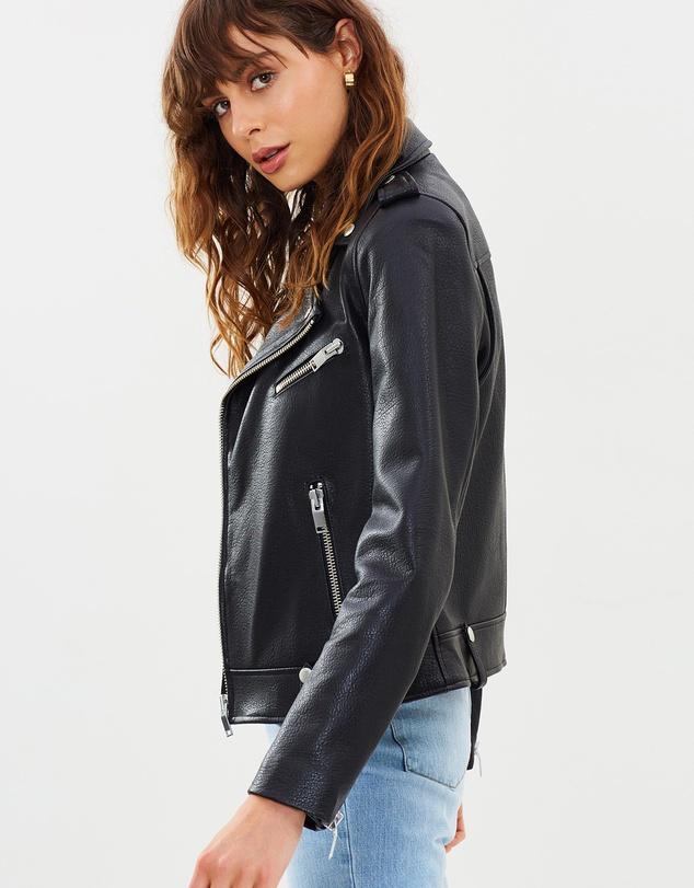 ENA PELLY Minimalist Biker Jacket