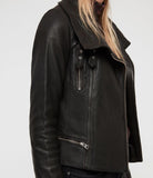 BALES LEATHER BIKER JACKET