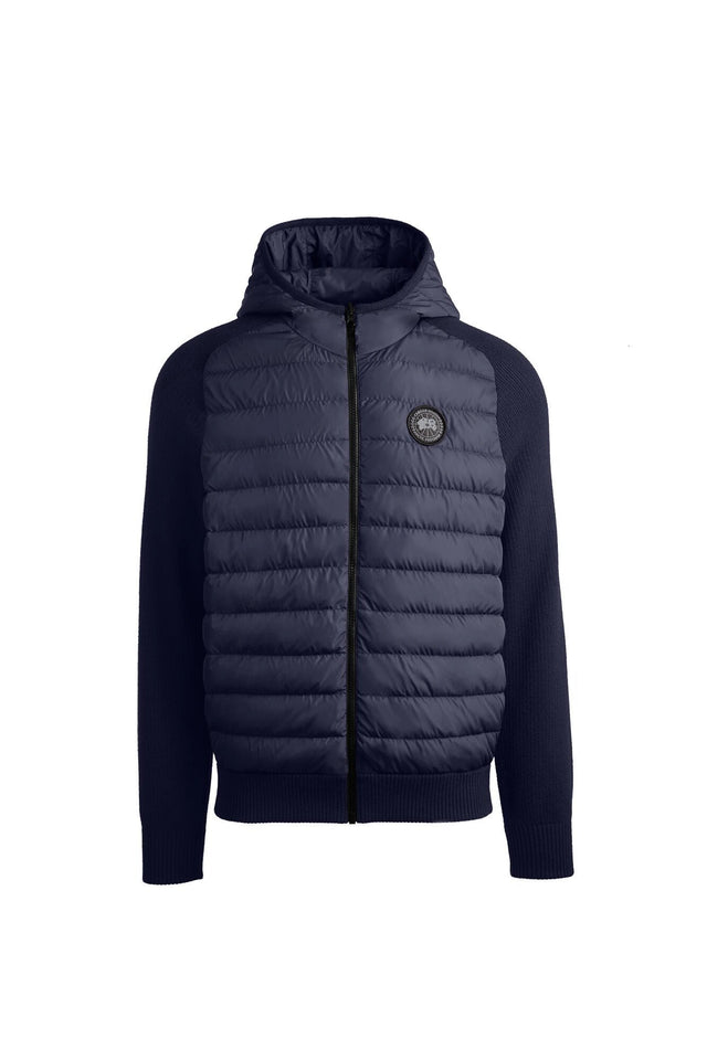 HYBRIDGE KNIT REVERSIBLE HOODY BLACK LABEL