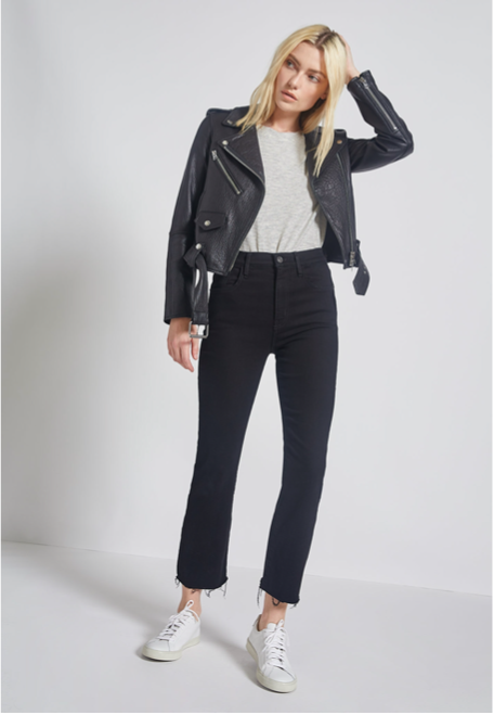 THE SHAINA LEATHER BIKER JACKET