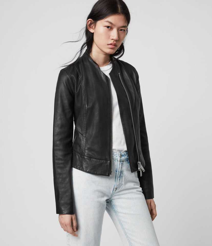 JAE LEATHER BLAZER