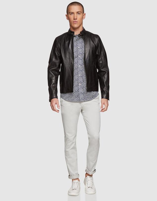 OXFORD Dean Lambskin Leather Jacket